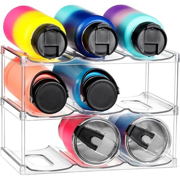 Stackable Water Bottle Holder Fits Stanley Yeti Hydro Flask 3 Tier 9 Bottle - Picture 1 of 7